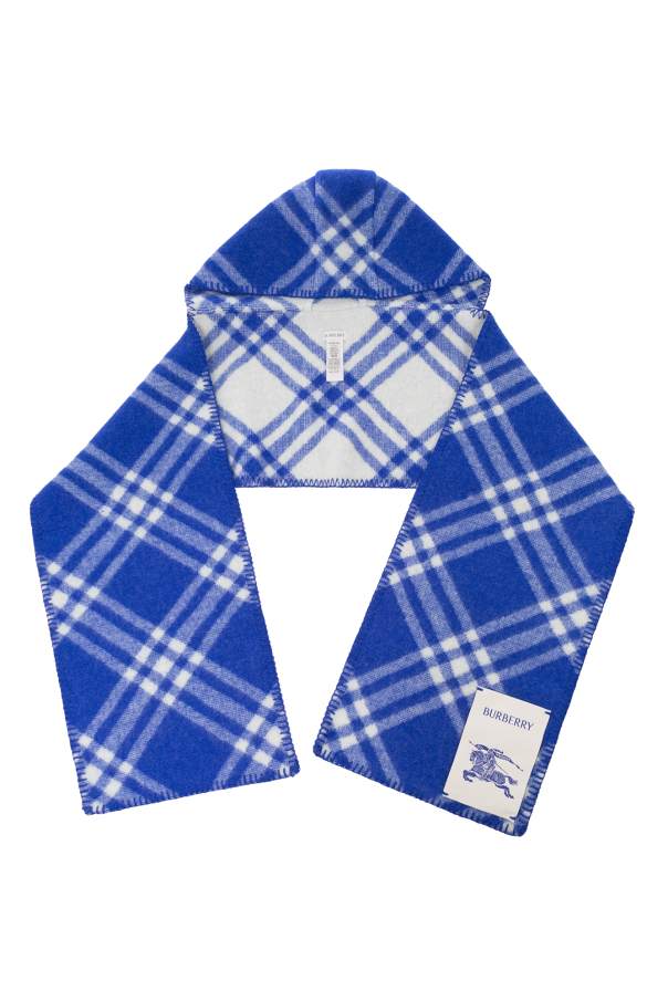 Burberry Wool scarf with hood Men's Accessories Vitkac